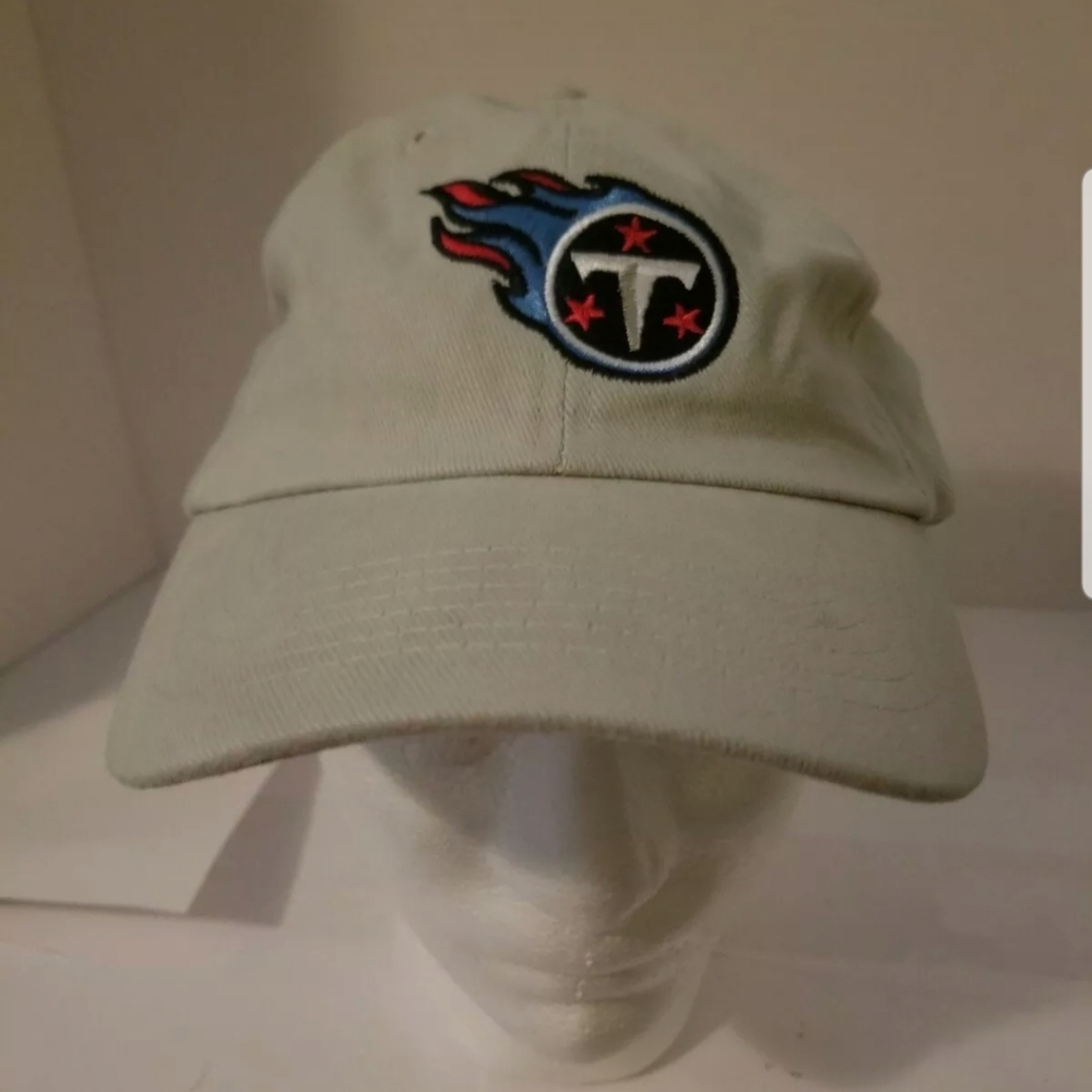 Titans NFL FOOTBALL Hat Khaki Tan Adjustable